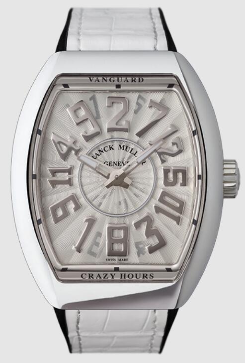 Review Buy Franck Muller Vanguard Crazy Hours Replica Watch for sale Cheap Price V45CHRELJ20TH ACAC